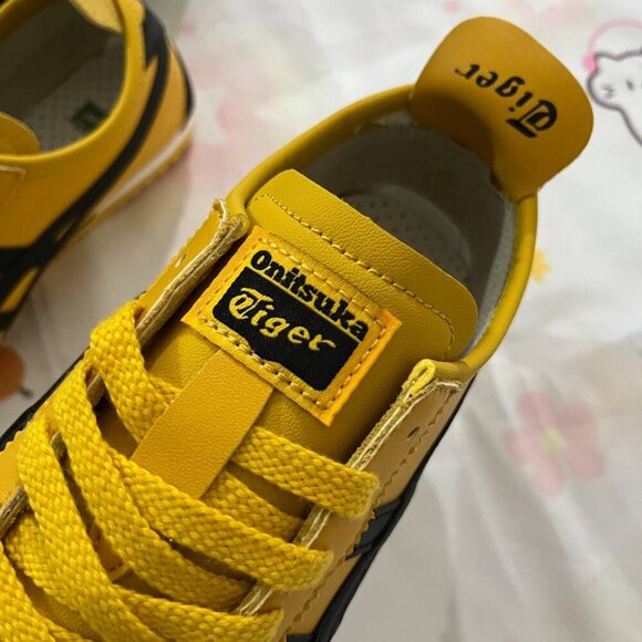 Onitsuka Tiger By Asics Mexico 66 Yellow Black Sneakers - Picture 5 of 5